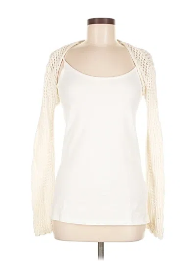 Pre-owned Garage Cardigan Sweater In White