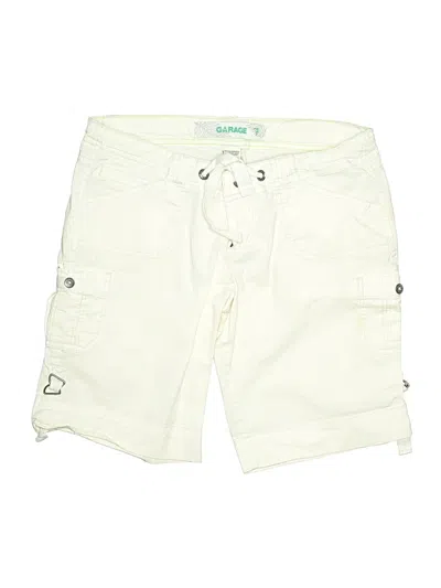 Pre-owned Garage Cargo Shorts In White