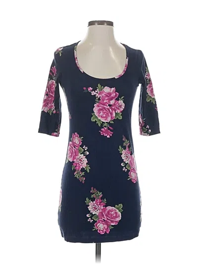 Pre-owned Garage Casual Dress In Blue