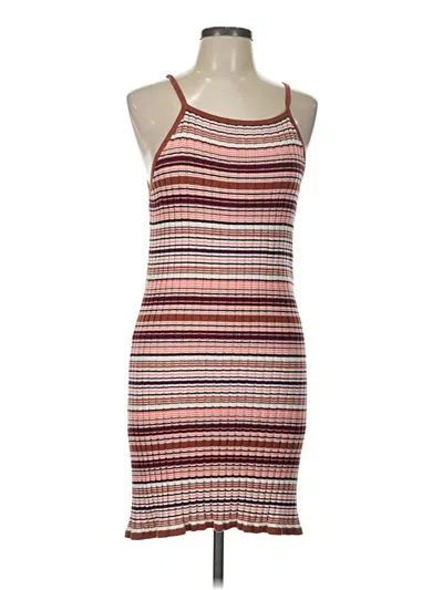 Pre-owned Garage Casual Dress In Brown