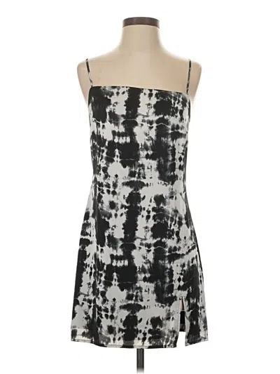 Pre-owned Garage Casual Dress In Gray