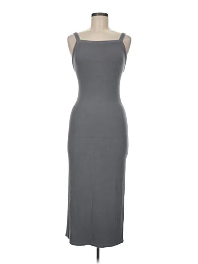 Pre-owned Garage Casual Dress In Gray