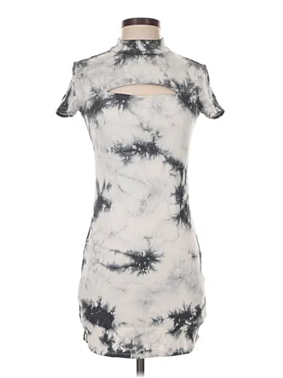 Pre-owned Garage Casual Dress In Gray