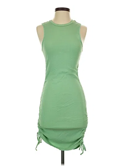 Pre-owned Garage Casual Dress In Green