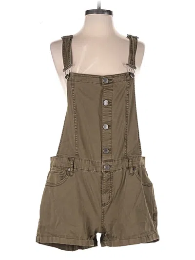 Pre-owned Garage Casual Dress In Green