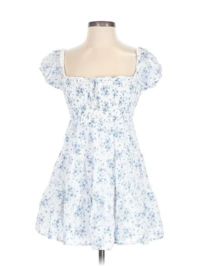 Pre-owned Garage Casual Dress In White