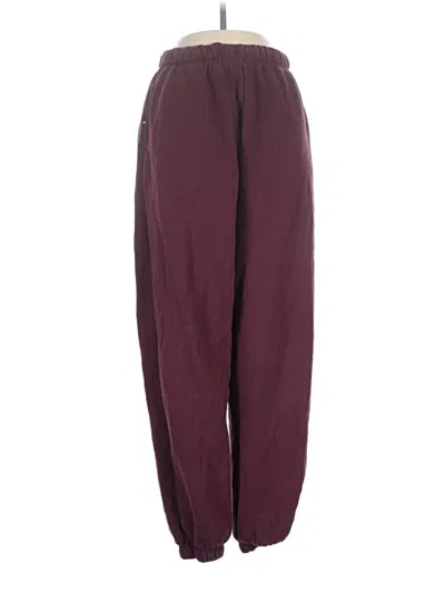 Pre-owned Garage Casual Pants In Burgundy