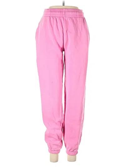 Pre-owned Garage Casual Pants In Pink