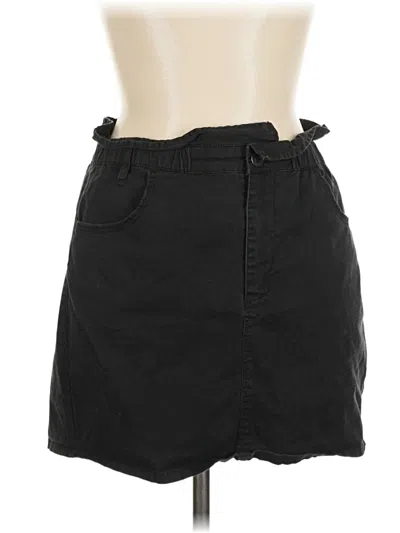 Pre-owned Garage Casual Skirt In Black