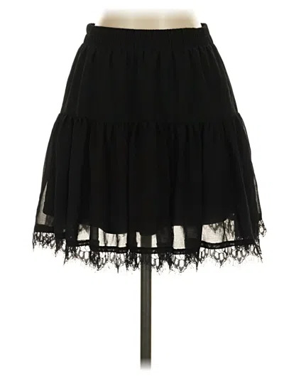 Pre-owned Garage Casual Skirt In Black