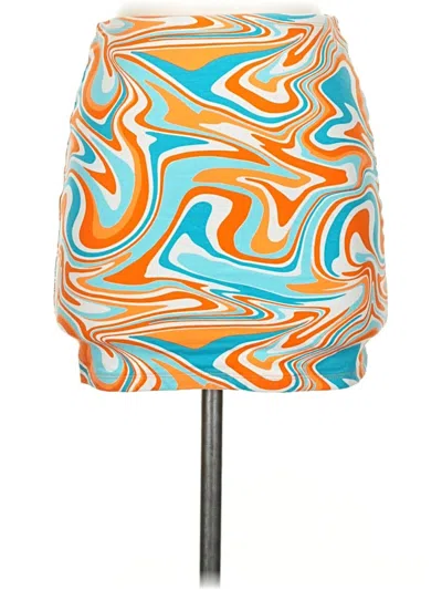 Pre-owned Garage Casual Skirt In Orange