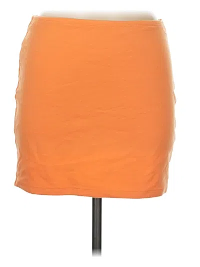 Pre-owned Garage Casual Skirt In Orange