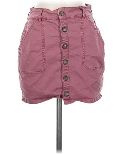 Pre-owned Garage Casual Skirt In Pink