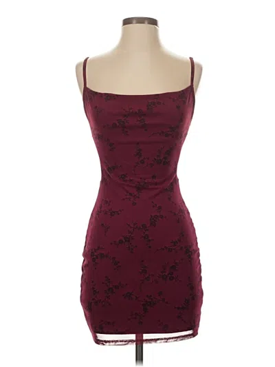 Pre-owned Garage Cocktail Dress In Burgundy