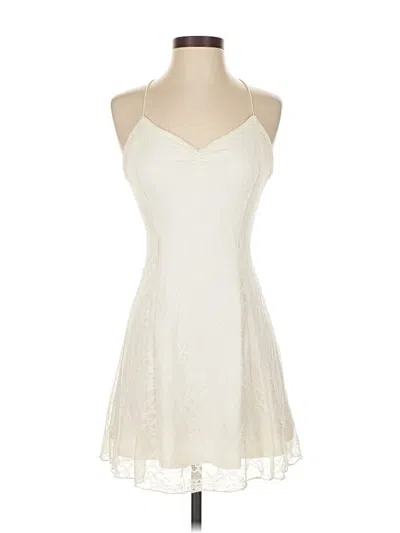 Pre-owned Garage Cocktail Dress In White