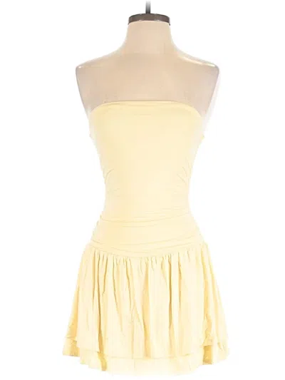 Pre-owned Garage Cocktail Dress In Yellow