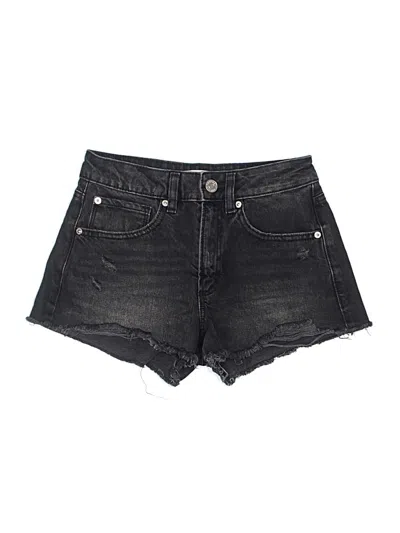 Pre-owned Garage Denim Shorts In Black