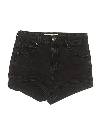 Pre-owned Garage Denim Shorts In Black