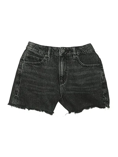 Pre-owned Garage Denim Shorts In Black