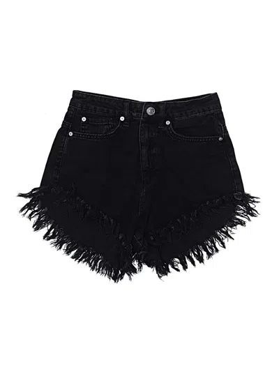 Pre-owned Garage Denim Shorts In Black