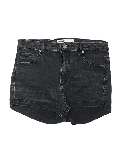 Pre-owned Garage Denim Shorts In Black