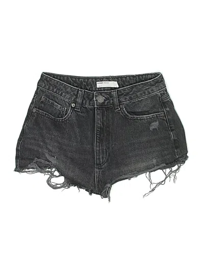 Pre-owned Garage Denim Shorts In Black