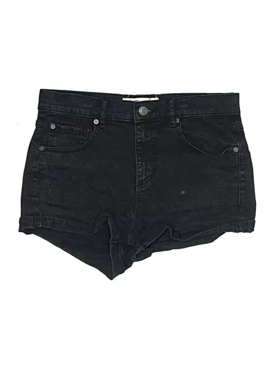 Pre-owned Garage Denim Shorts In Black
