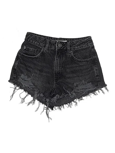 Pre-owned Garage Denim Shorts In Black