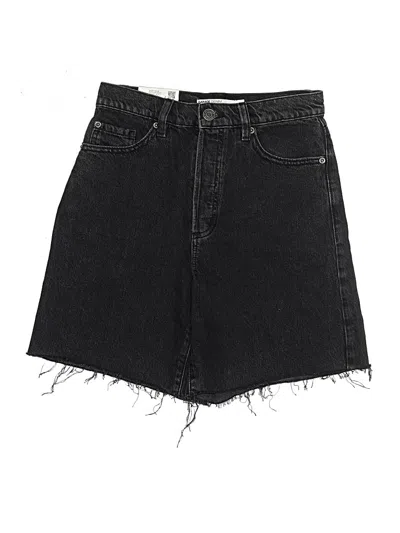 Pre-owned Garage Denim Shorts In Black