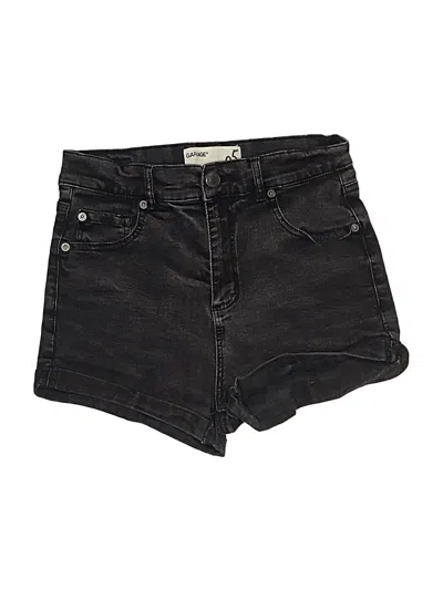 Pre-owned Garage Denim Shorts In Black