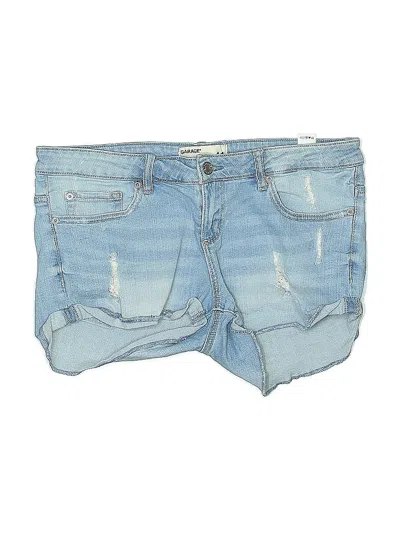 Pre-owned Garage Denim Shorts In Blue