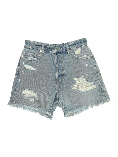 Pre-owned Garage Denim Shorts In Blue