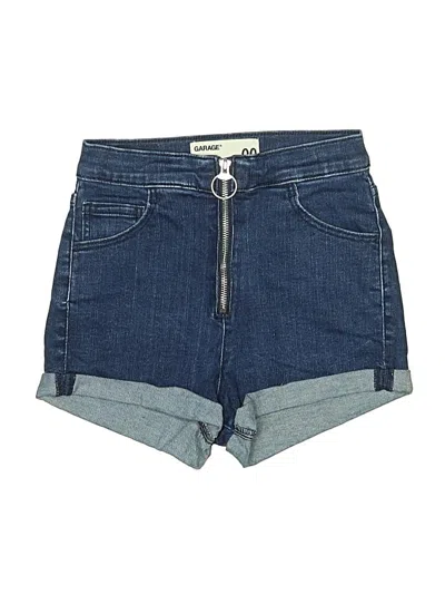 Pre-owned Garage Denim Shorts In Blue