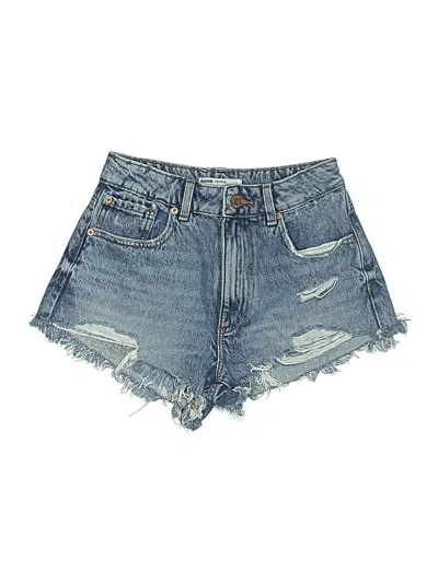 Pre-owned Garage Denim Shorts In Blue