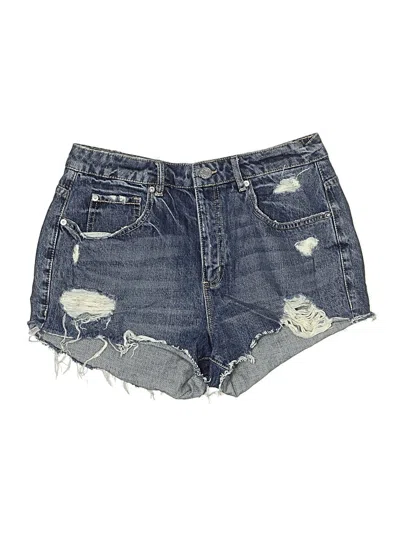 Pre-owned Garage Denim Shorts In Blue