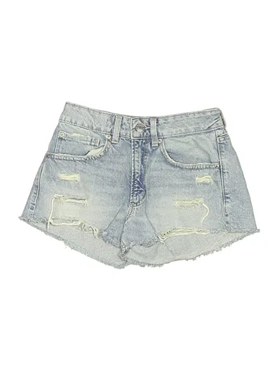 Pre-owned Garage Denim Shorts In Blue