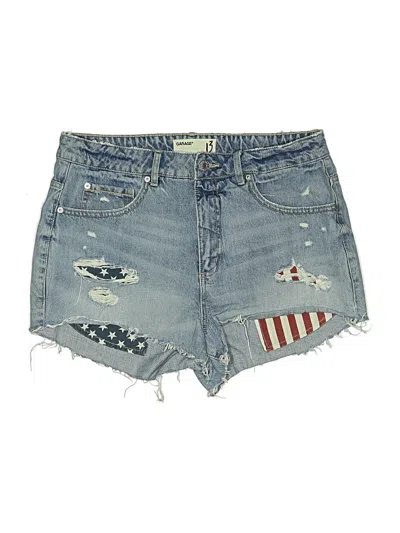 Pre-owned Garage Denim Shorts In Blue