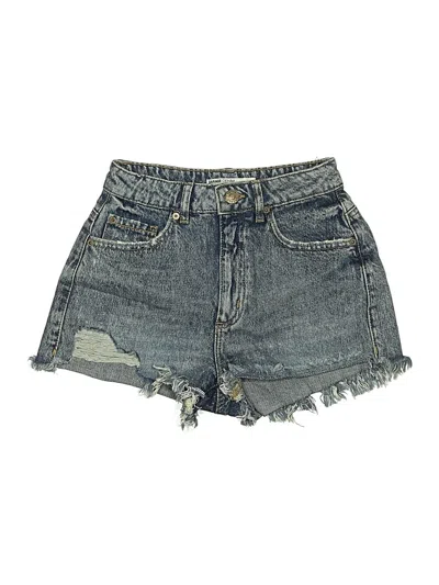 Pre-owned Garage Denim Shorts In Blue