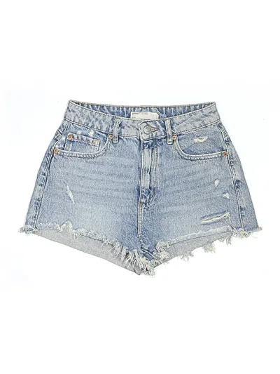 Pre-owned Garage Denim Shorts In Blue