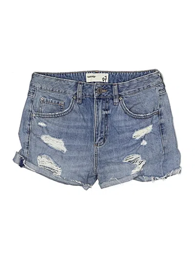 Pre-owned Garage Denim Shorts In Blue
