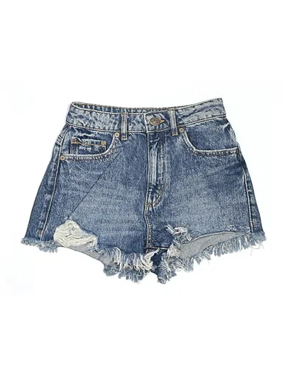 Pre-owned Garage Denim Shorts In Blue