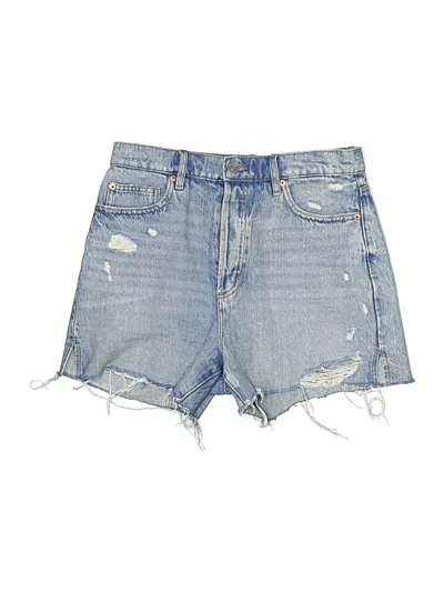 Pre-owned Garage Denim Shorts In Blue