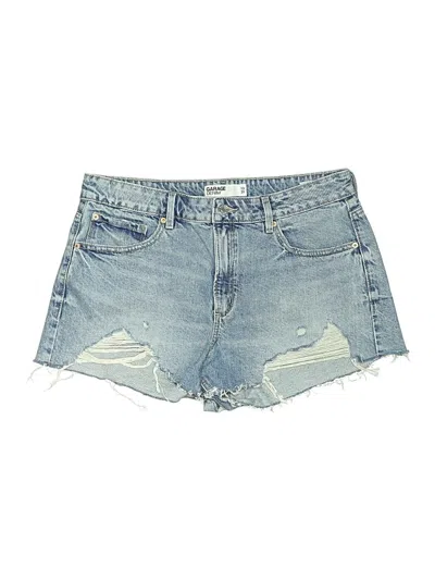 Pre-owned Garage Denim Shorts In Blue