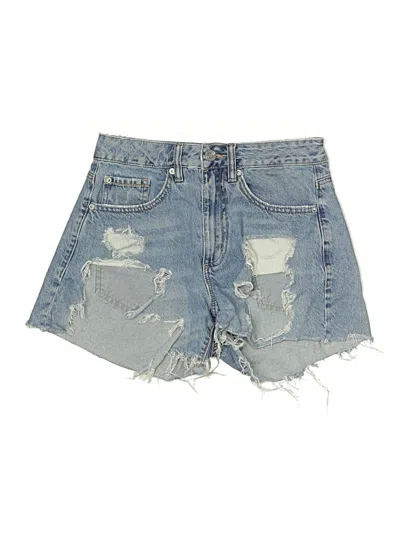 Pre-owned Garage Denim Shorts In Blue