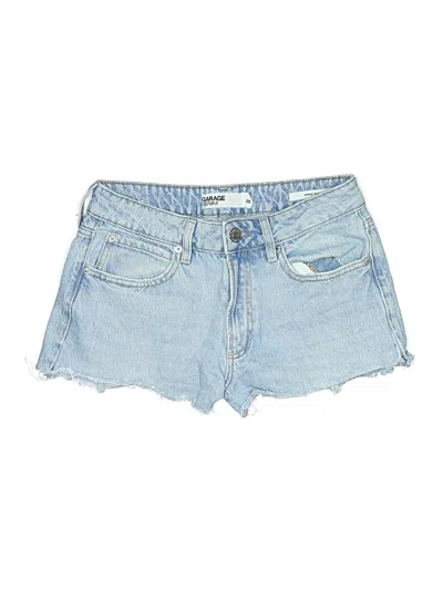 Pre-owned Garage Denim Shorts In Blue