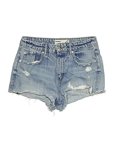 Pre-owned Garage Denim Shorts In Blue
