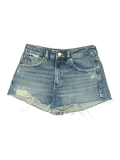 Pre-owned Garage Denim Shorts In Blue