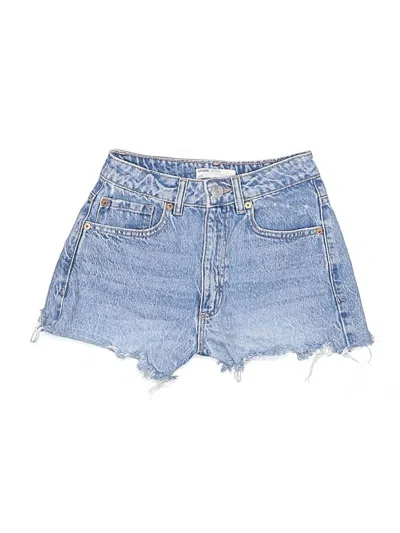 Pre-owned Garage Denim Shorts In Blue