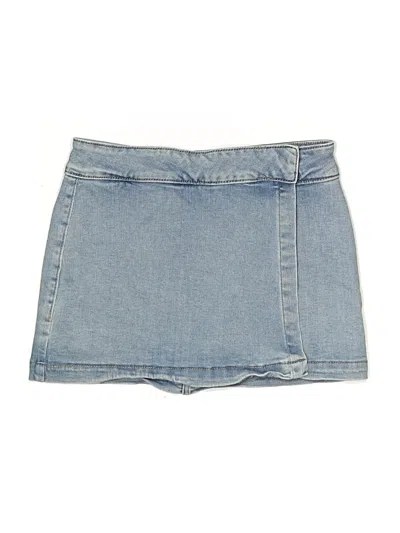 Pre-owned Garage Denim Skirt In Blue
