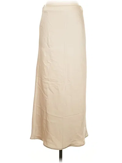 Pre-owned Garage Formal Skirt In Tan